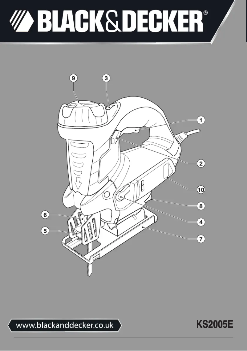 Página 1 del manual Manual de usuario Black & Decker KS2005EK