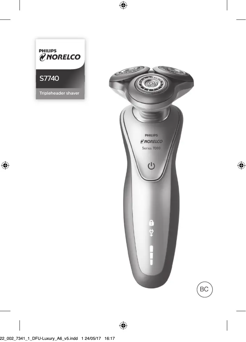 Image de la première page du manuel de l'appareil S7740