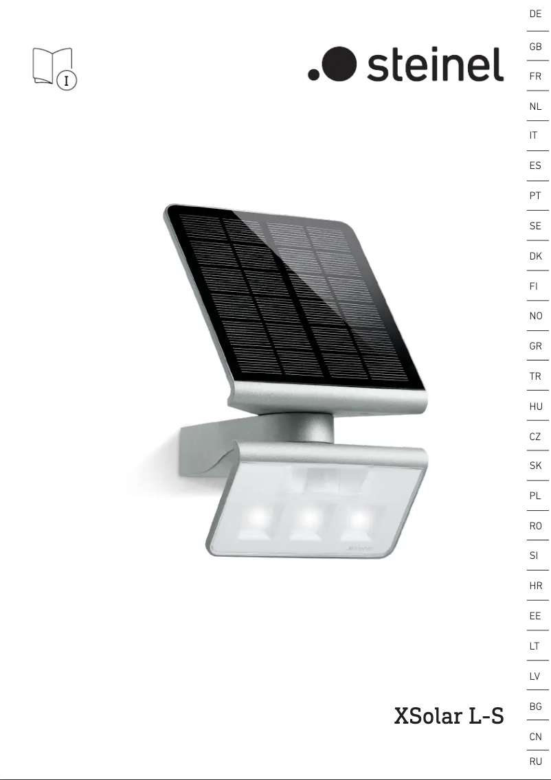 Página 1 del manual Manual de usuario Steinel XSolar L-S