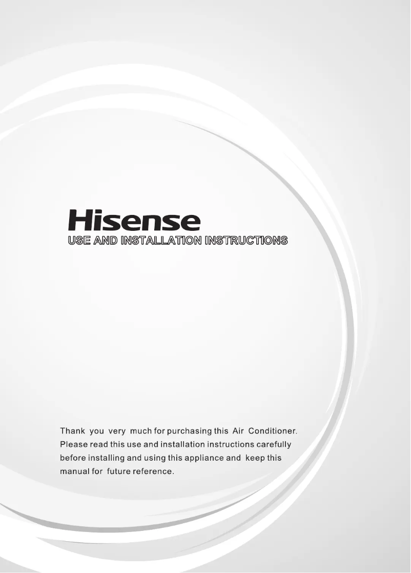 Page n°1 - Manuel utilisateur Hisense HAWV24KR