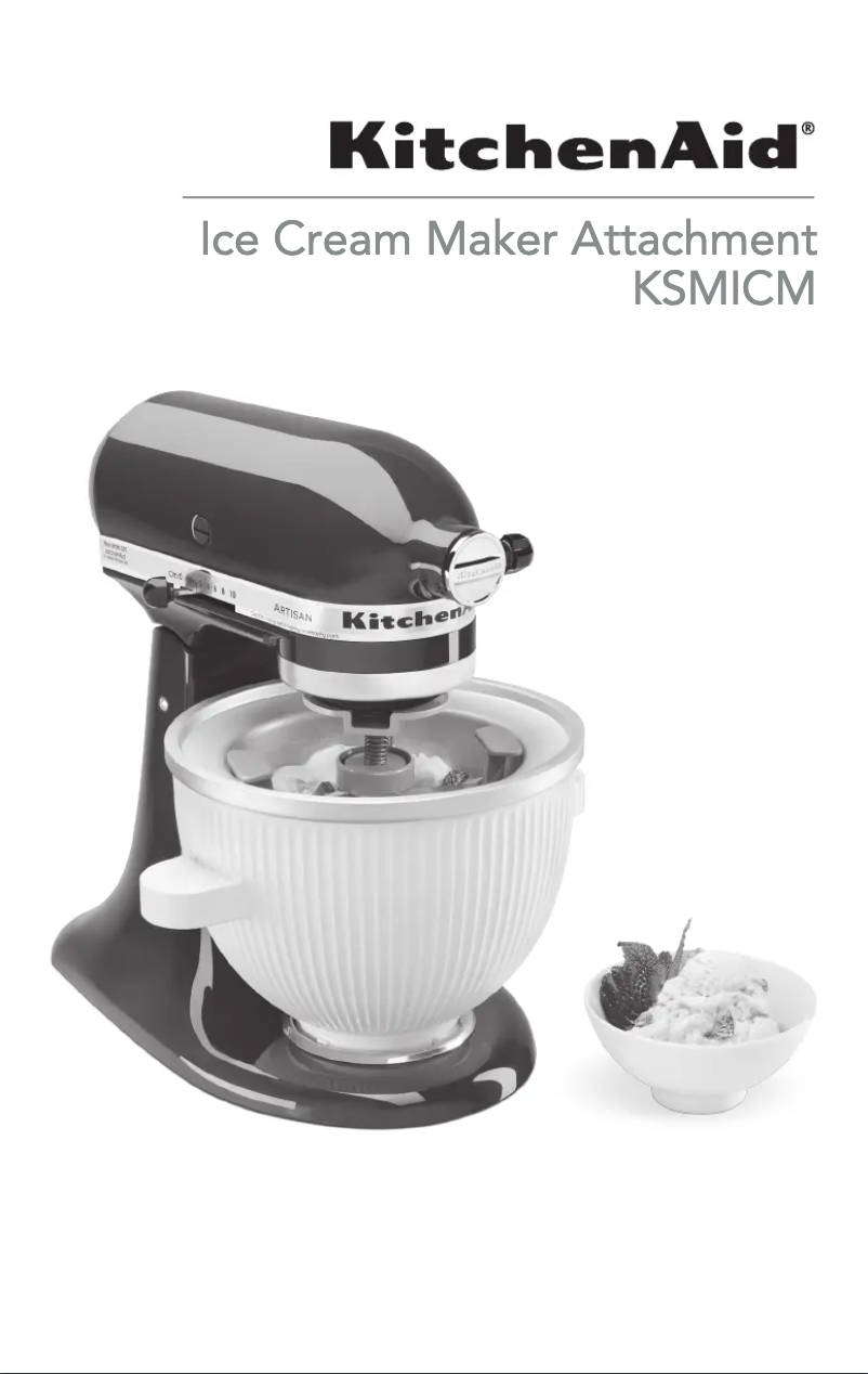Page n°1 - Manuel utilisateur KitchenAid KSMICM