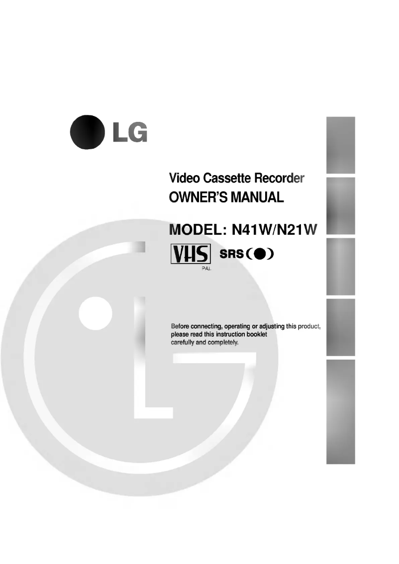 Página 1 del manual Manual de usuario LG N21W