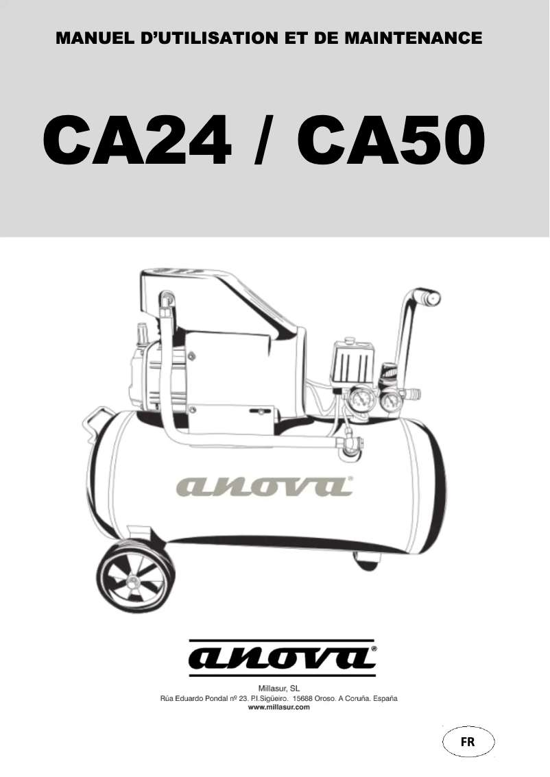 Página 1 del manual Manual de usuario Anova CA50