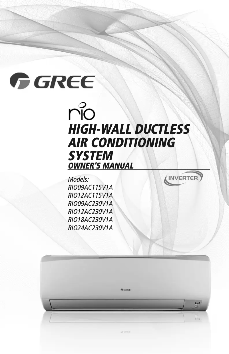 Image de la première page du manuel de l'appareil RIO12AC230V1AO