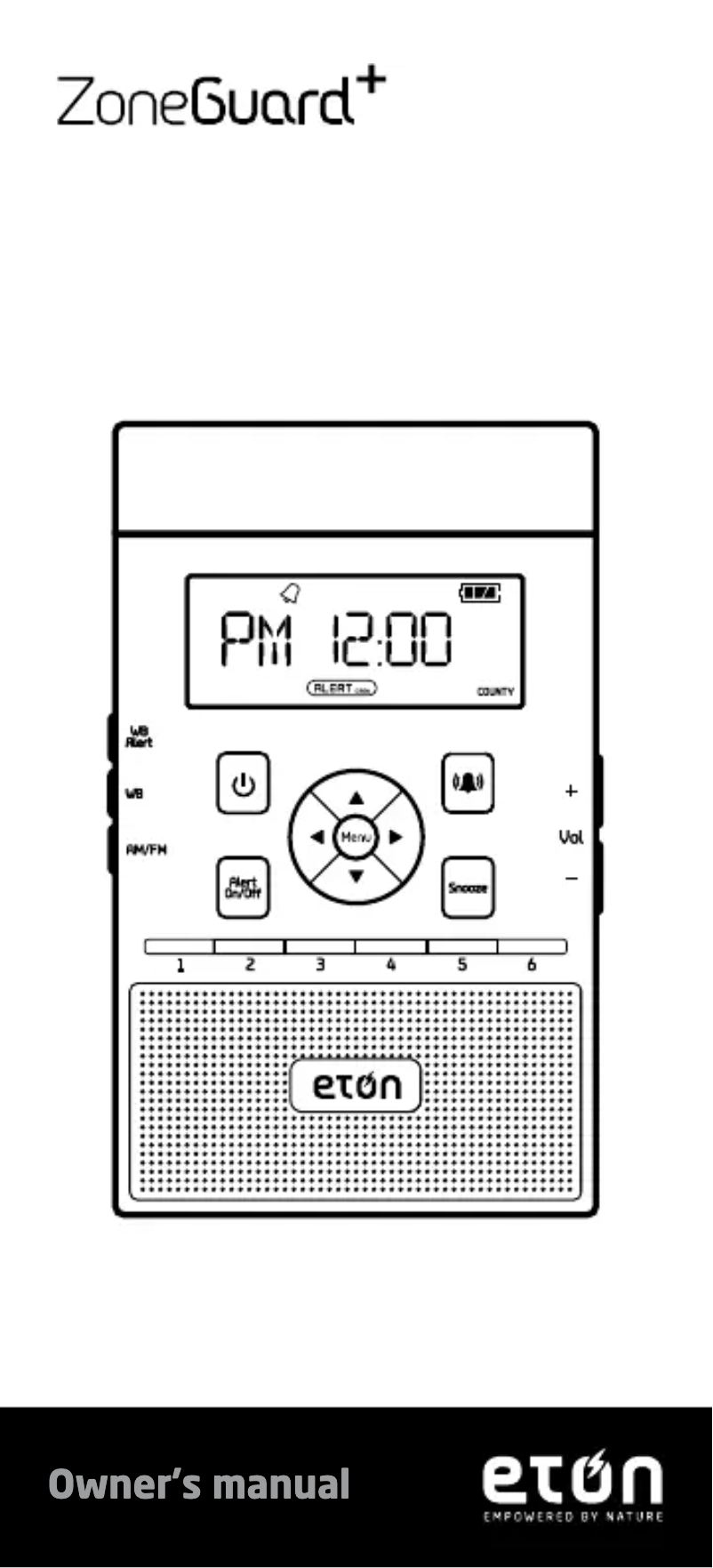 Page 1 de la notice Manuel utilisateur Eton ZoneGuard Plus