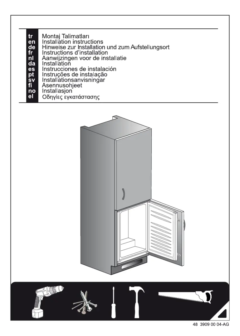 Page 1 de la notice Instructions / montage Beko B1752HCA+
