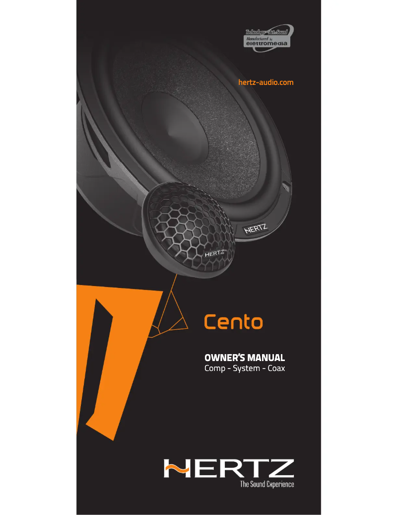 Page 1 de la notice Mode d'emploi Hertz Cento C 165 F