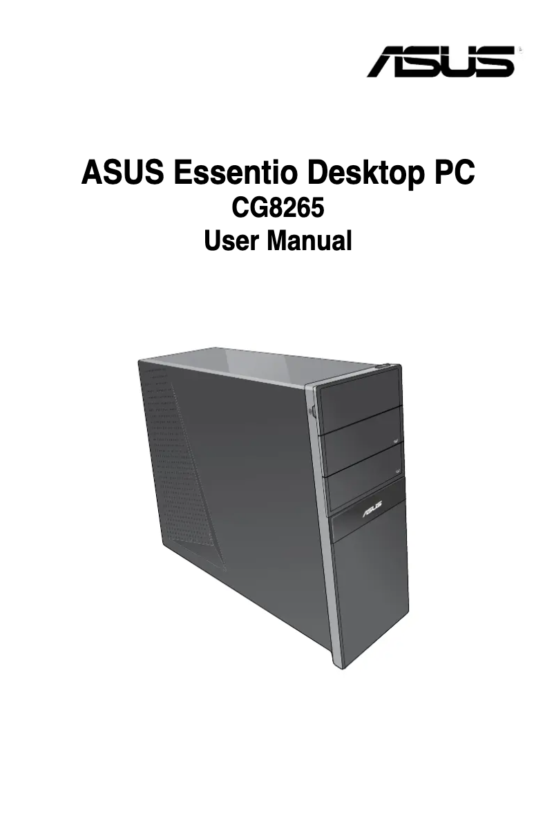 Page n°1 - Manuel utilisateur Asus CG8265