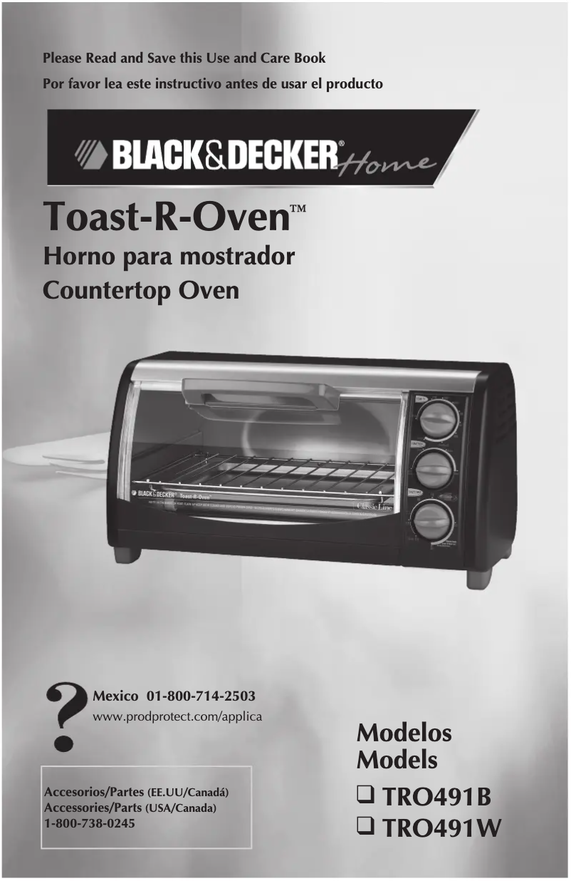 Page n°1 - Manuel utilisateur Black & Decker TRO491B