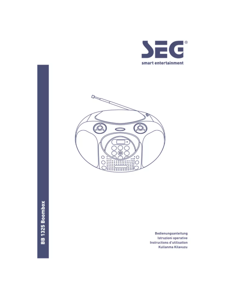 Page n°1 - Manuel utilisateur SEG BB 1325