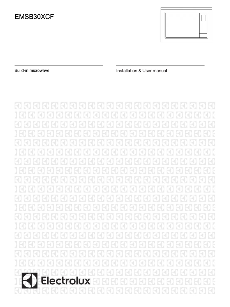 Page 1 de la notice Manuel utilisateur Electrolux EMSB30XCF