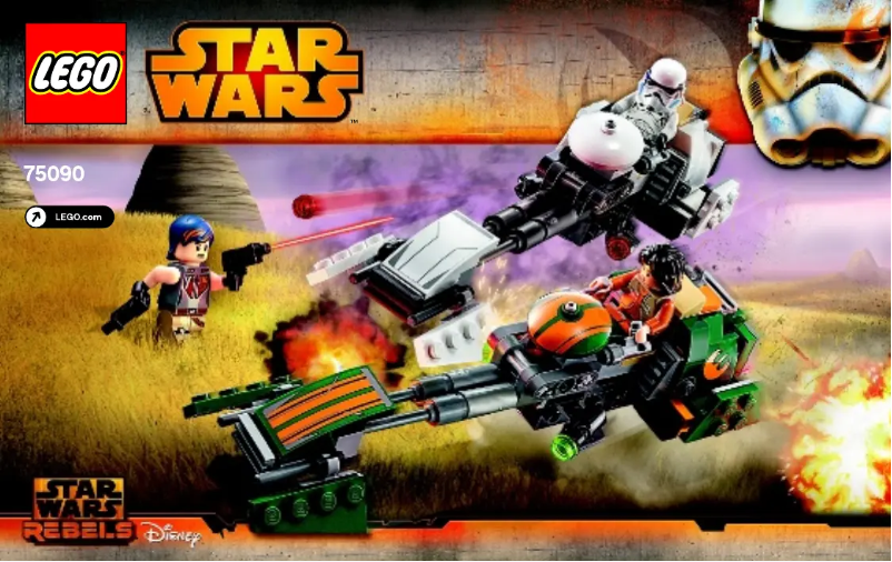 Page n°1 - Manuel utilisateur Lego Star Wars 75090