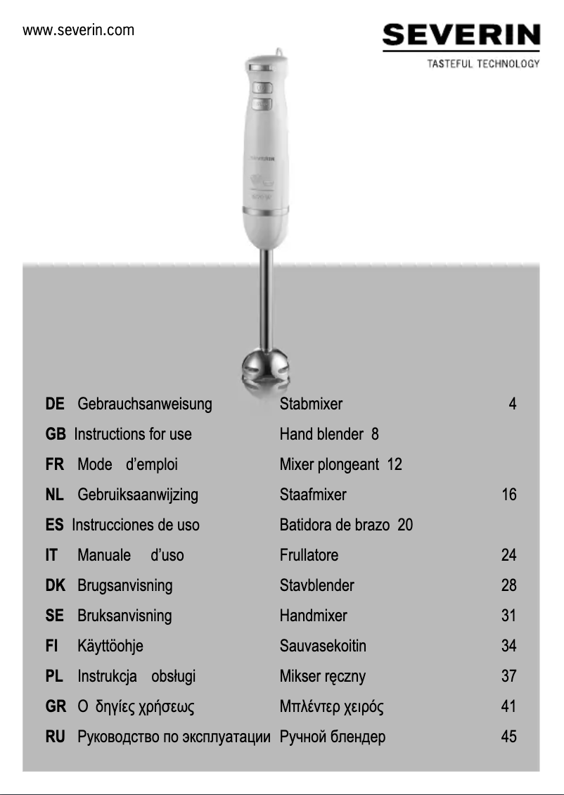 Image de la première page du manuel de l'appareil SM 3792