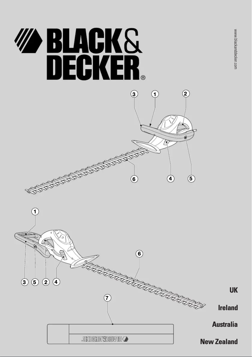 Page 1 de la notice Manuel utilisateur Black & Decker GT524