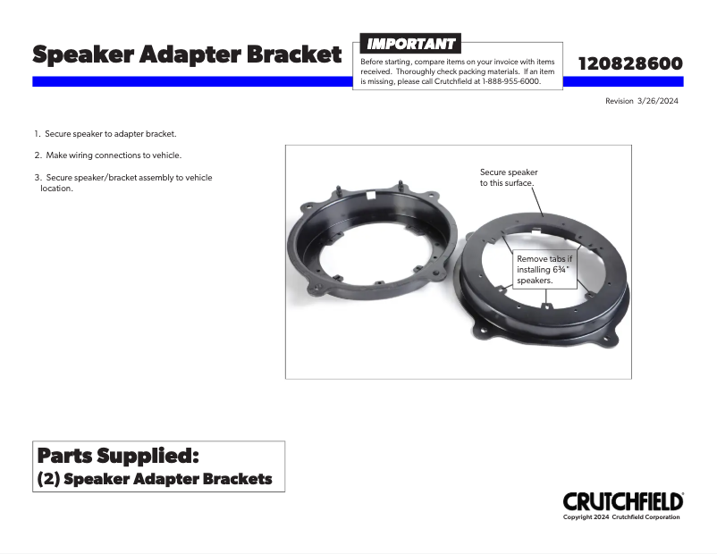 Page n°1 - Manuel utilisateur Metra 82-8600