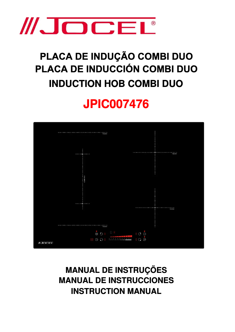 Página 1 del manual Manual de usuario Jocel JPIC007476