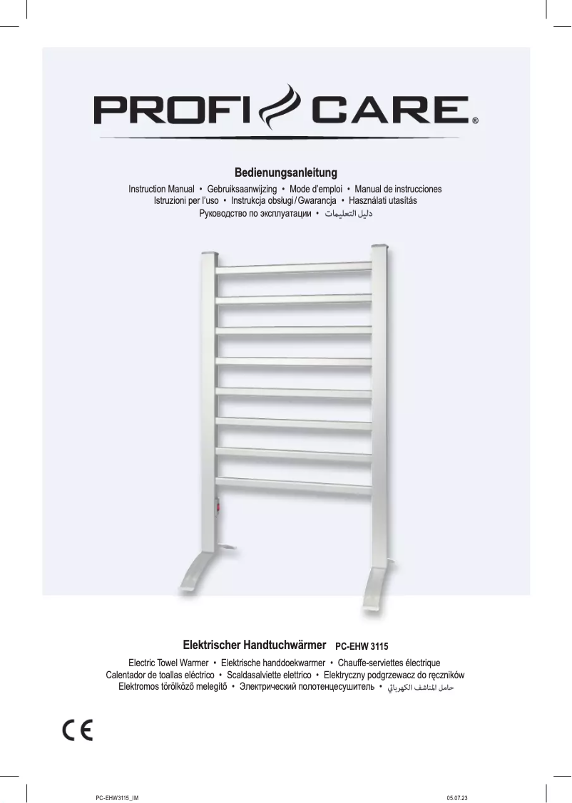 Página 1 del manual Manual de usuario ProfiCare PC-EHW 3115