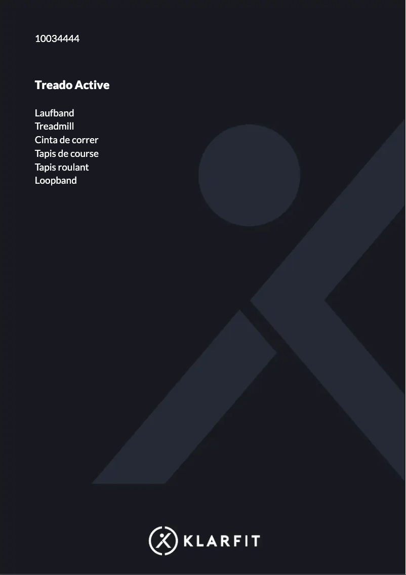 Page 1 de la notice Manuel utilisateur Klarfit Treado Active