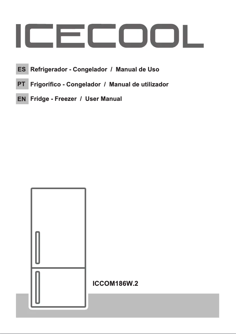 Page 1 de la notice Manuel utilisateur Icecool ICCOM186W.2
