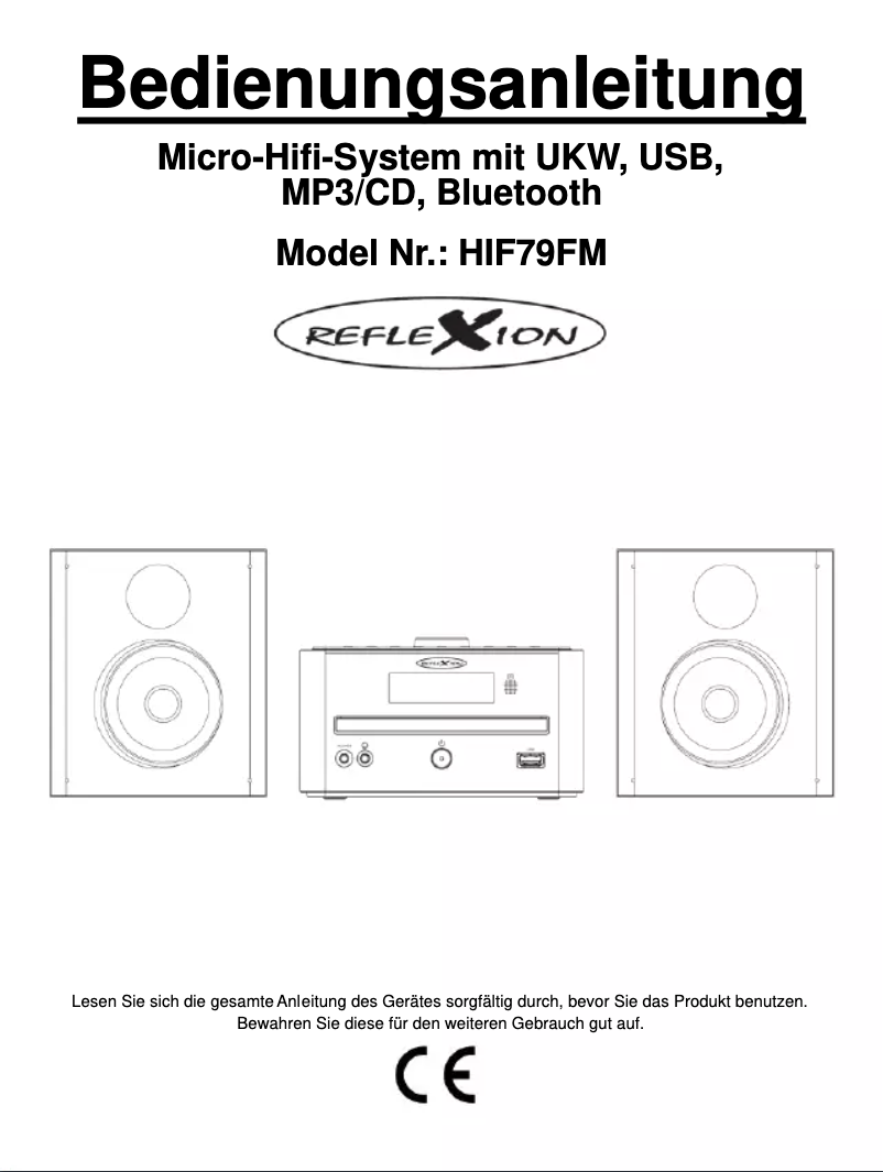 Página 1 del manual Manual de usuario Reflexion HIF79FM
