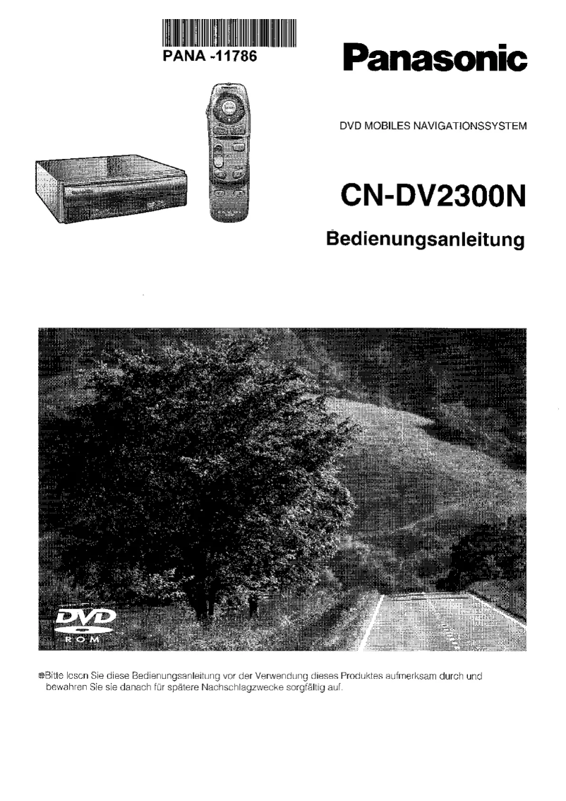 Página 1 del manual Manual de usuario Panasonic CN-DV2300