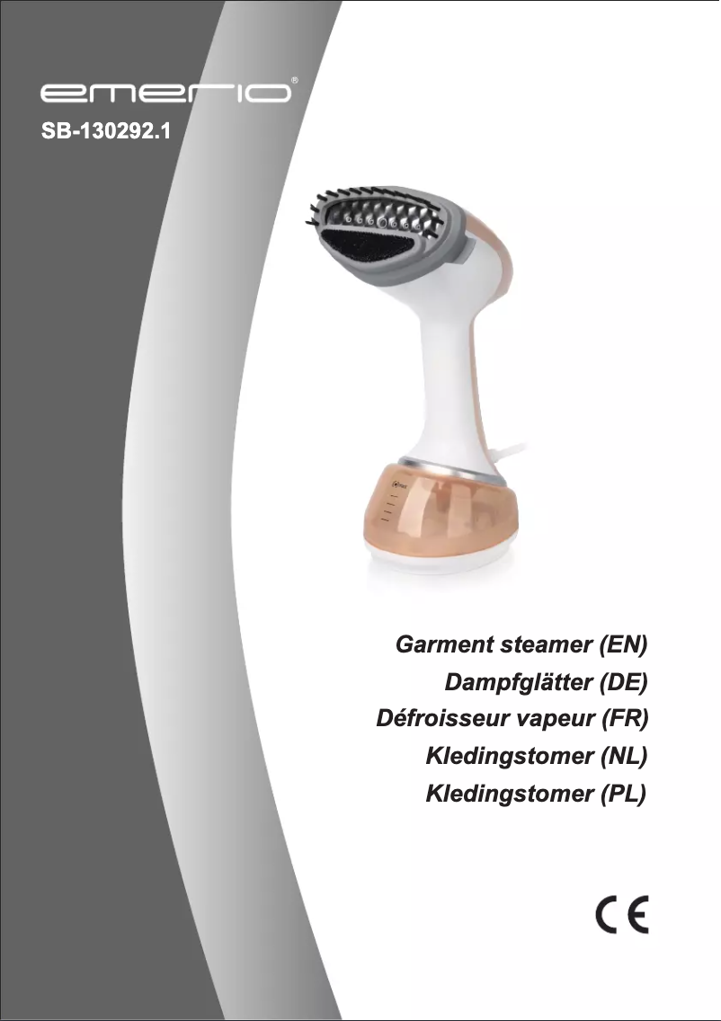 Image de la première page du manuel de l'appareil SB-130292.1