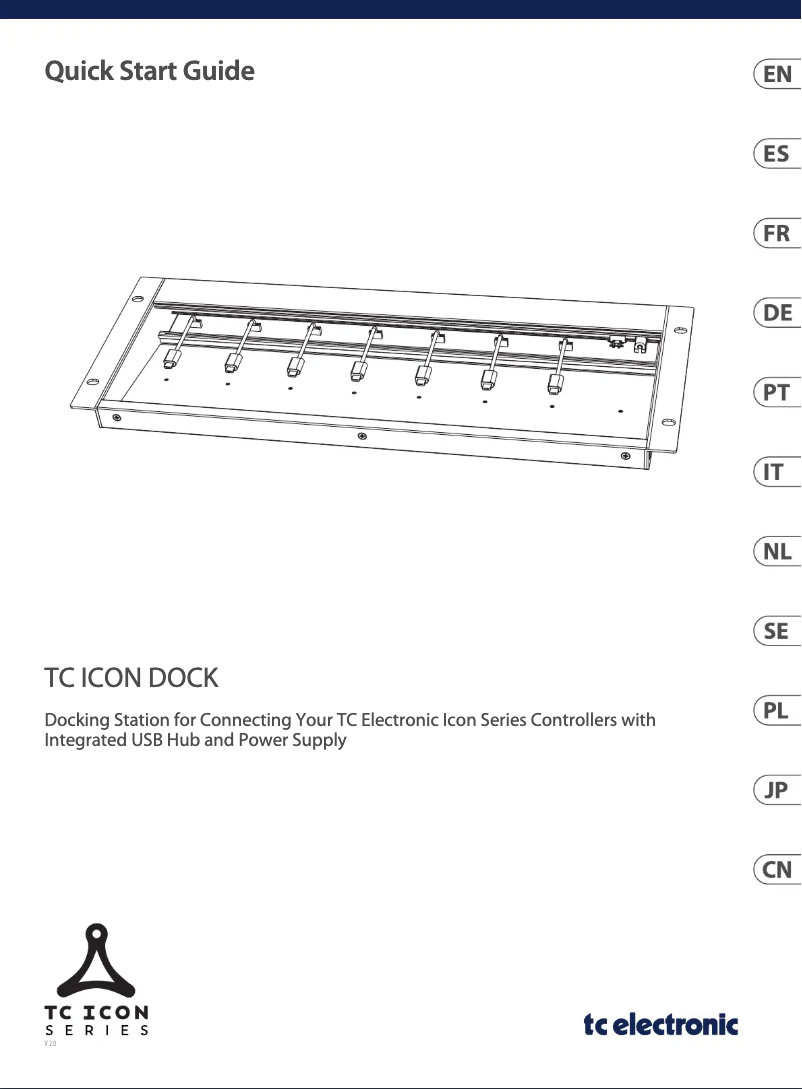 Image de la première page du manuel de l'appareil TC Icon Dock