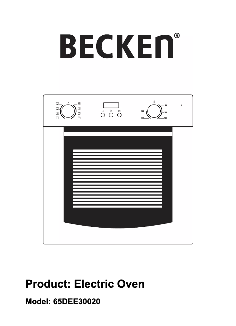 Image de la première page du manuel de l'appareil 65DEE30020