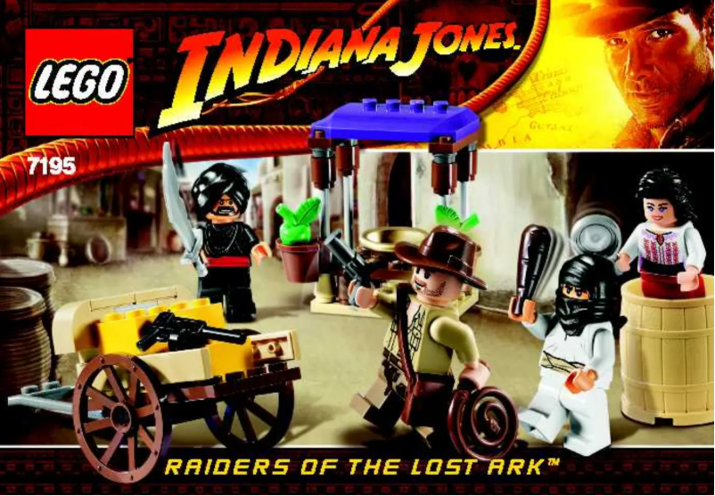 Page 1 de la notice Manuel utilisateur Lego Indiana Jones 7195