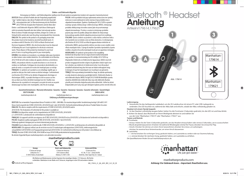 Page n°1 - Mode d'emploi Manhattan 179621