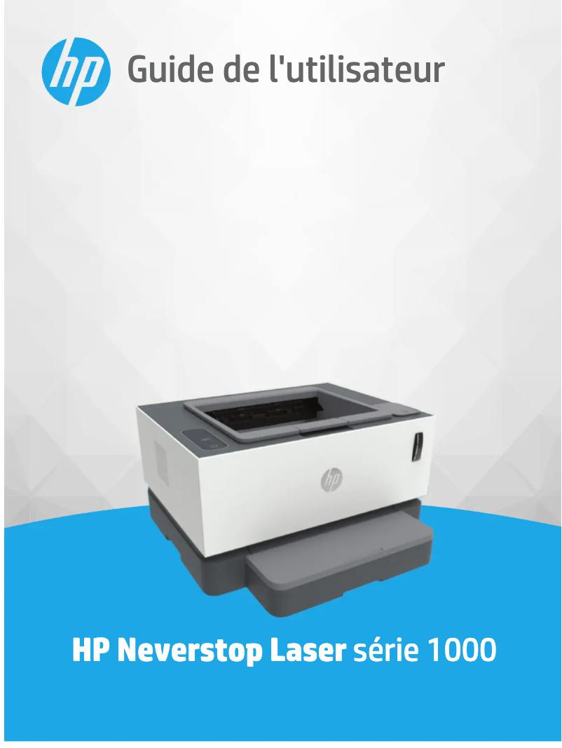 Page n°1 - Manuel utilisateur HP Neverstop Laser 1001nw