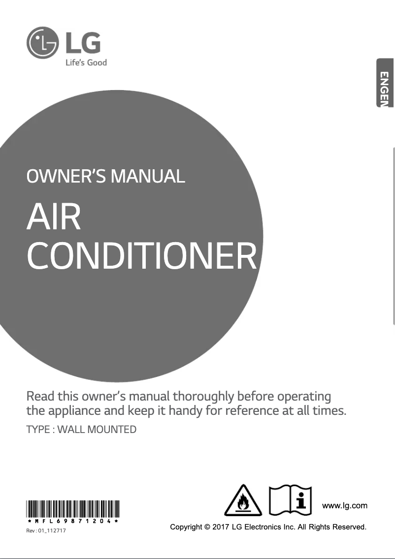 Page 1 de la notice Manuel utilisateur LG HSN24ISQ