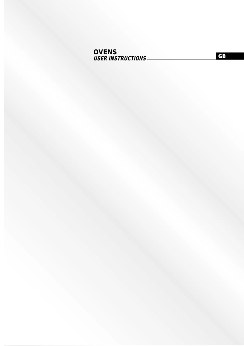 Page n°1 - Manuel utilisateur Candy FO F134/3NUK