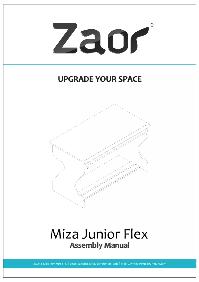 Image de la première page du manuel de l'appareil Miza Junior Flex