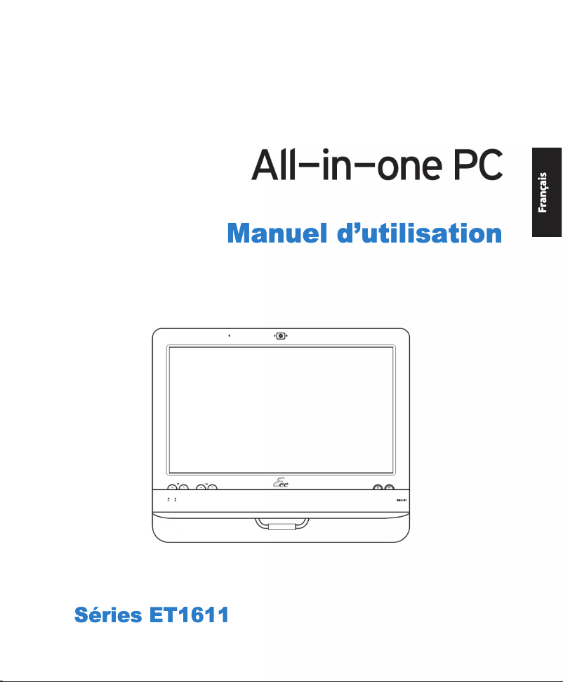 Page n°1 - Manuel utilisateur Asus EeeTop ET1611