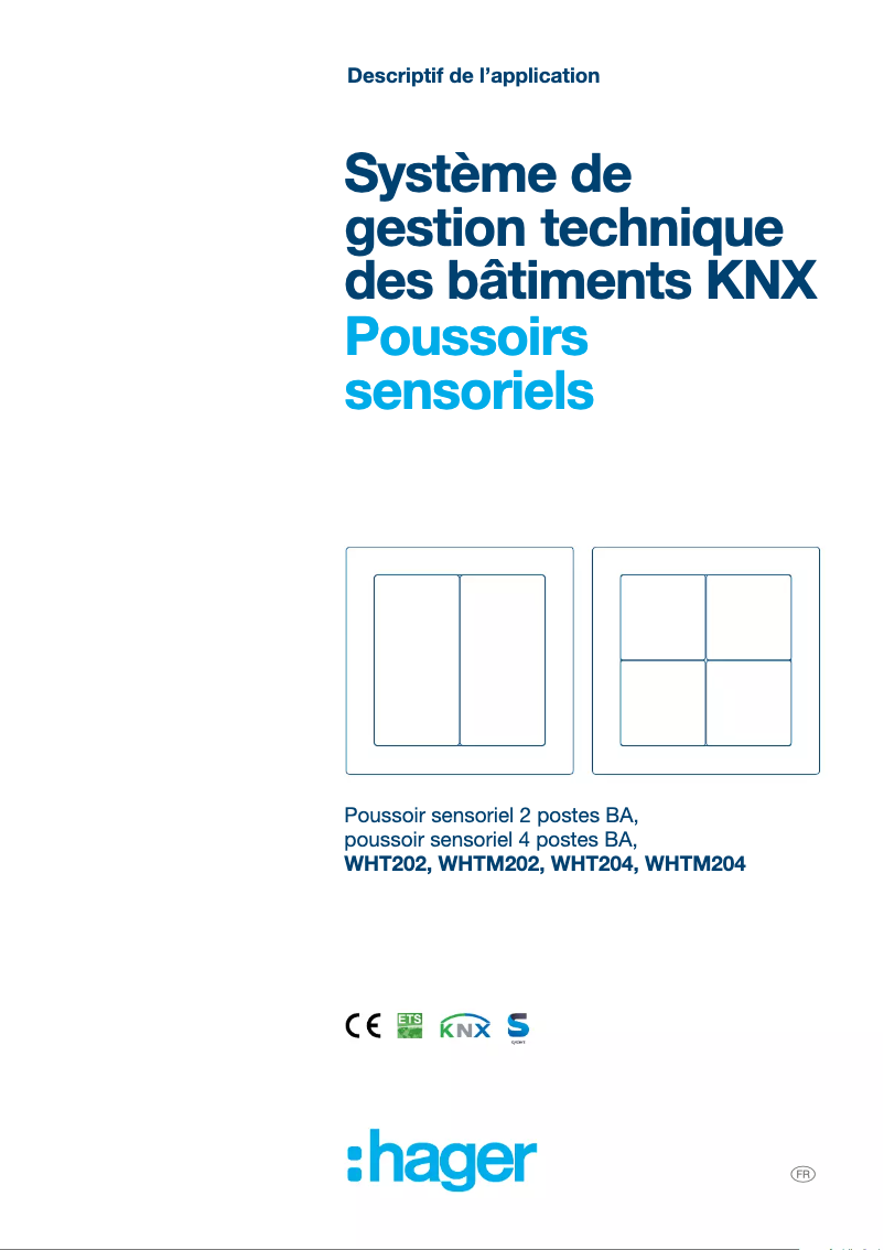 Page n°1 - Manuel utilisateur Hager WHT202