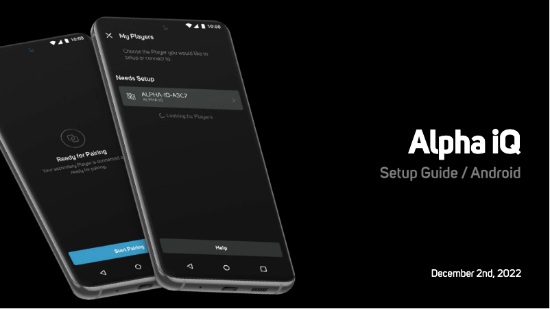 Page n°1 - Guide d'installation PSB Alpha iQ