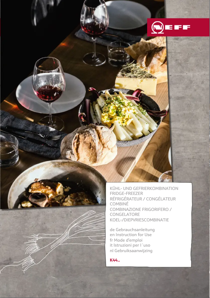 Page 1 de la notice Manuel utilisateur Neff K8524X2