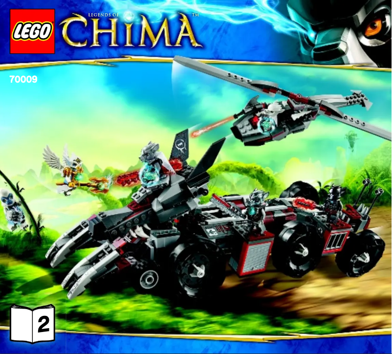 Page 1 de la notice Manuel utilisateur Lego Chima 70009