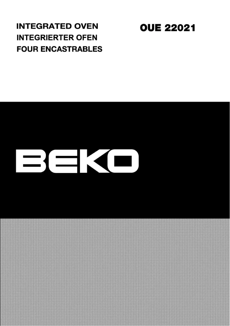 Page n°1 - Manuel utilisateur Beko OUE 22021 X