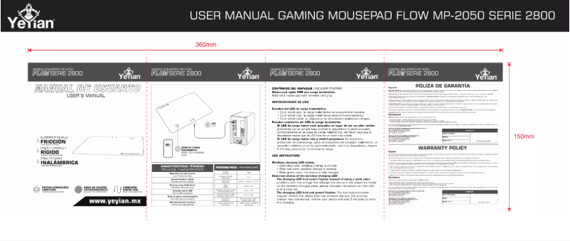 Image de la première page du manuel de l'appareil Flow 2700