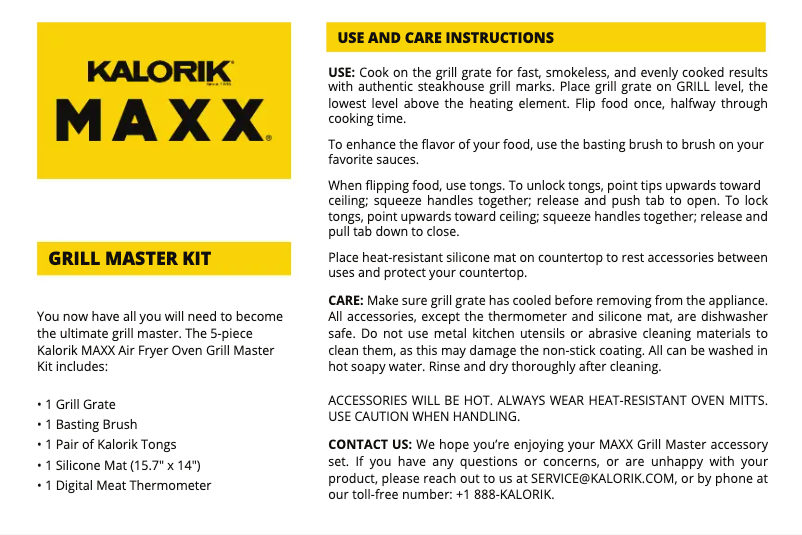 Página 1 del manual Manual de usuario Kalorik MAXX KIA 51140