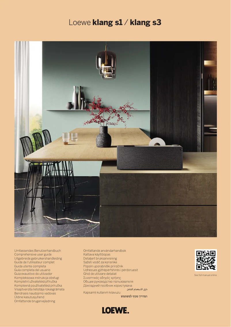 Page n°1 - Manuel utilisateur Loewe Klang s1