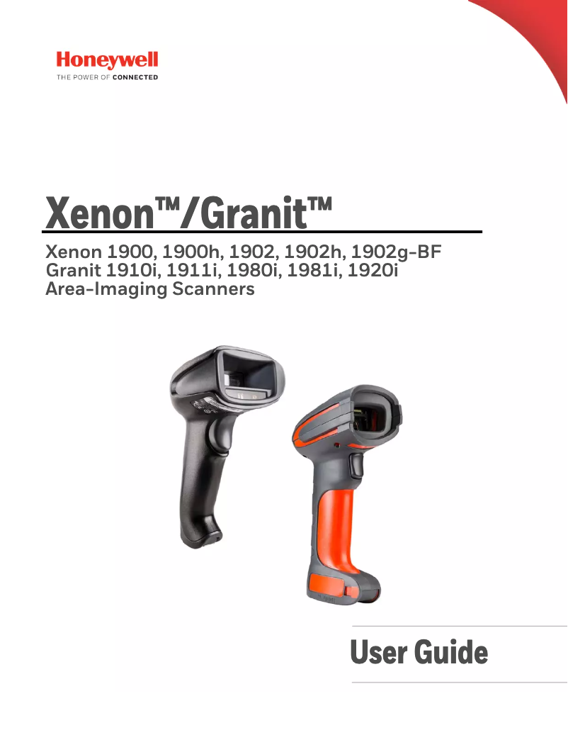Página 1 del manual Manual de usuario Honeywell Granit 1911i