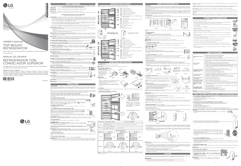 Page 1 de la notice Manuel utilisateur LG GT32BGP
