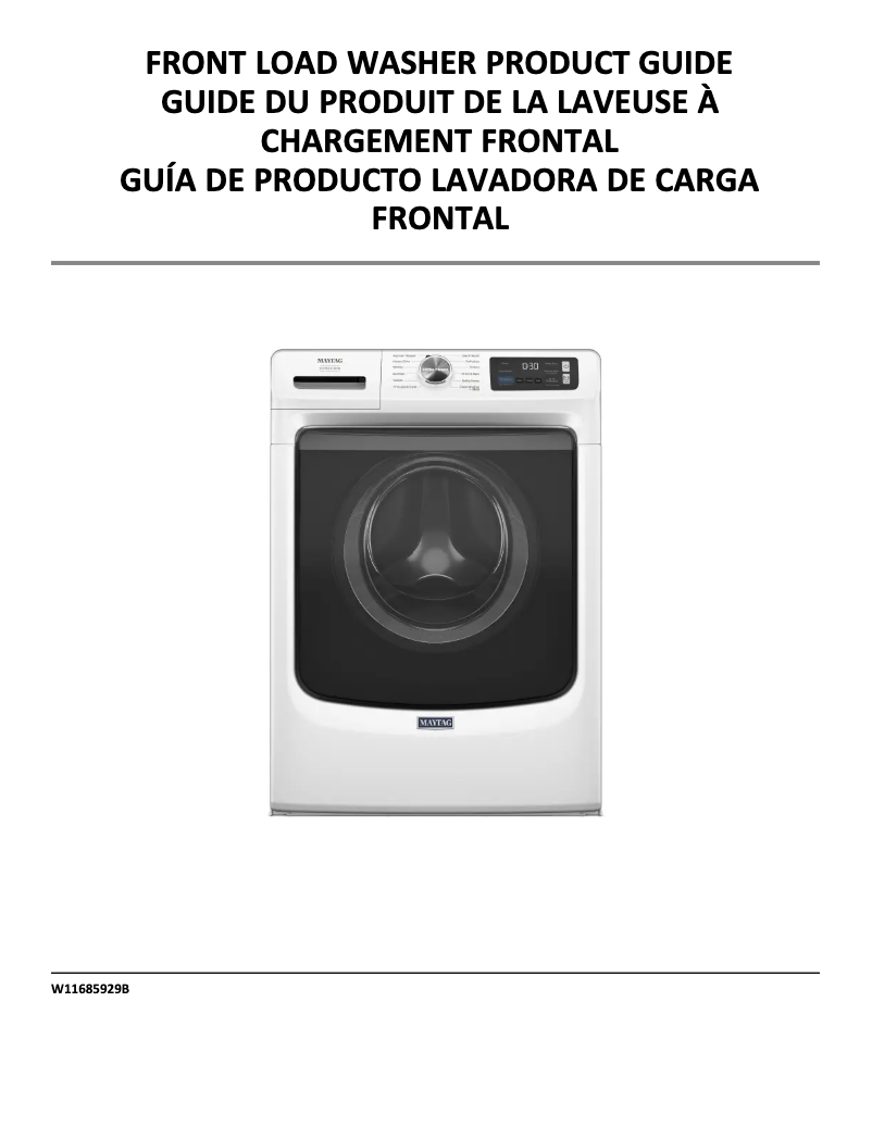 Page n°1 - Brochure Maytag MFW7020RW
