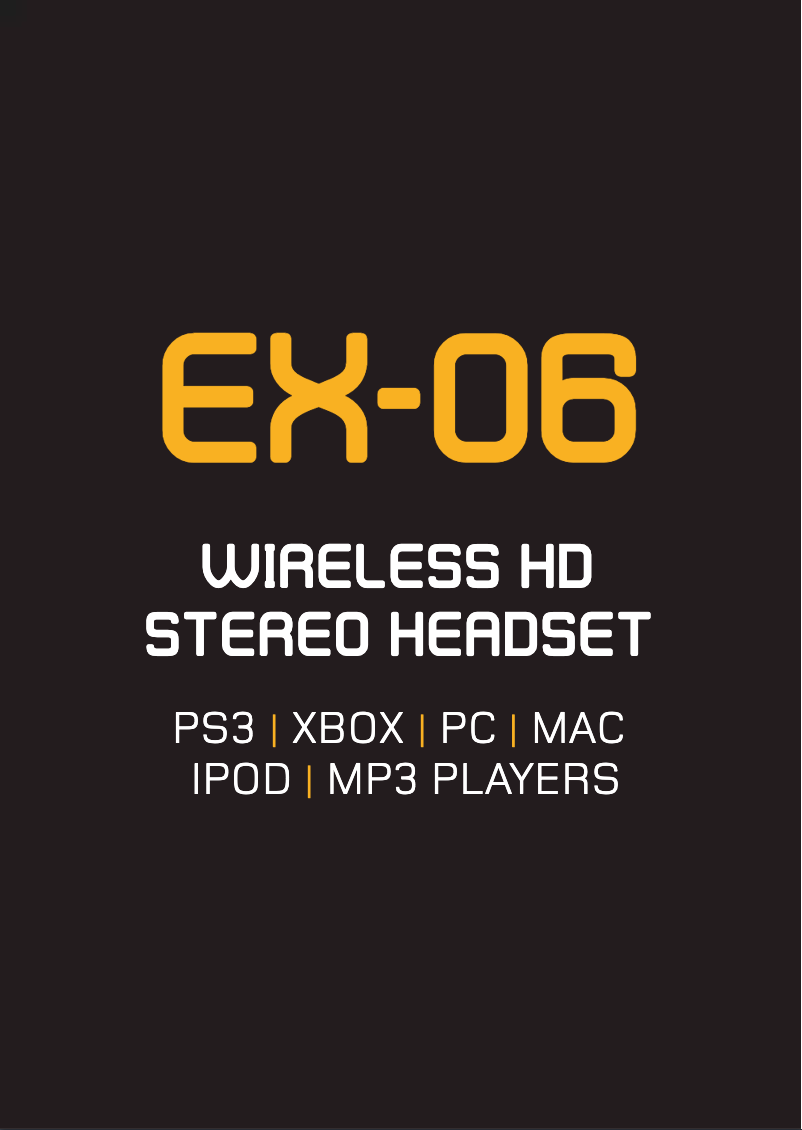 Page 1 de la notice Manuel utilisateur Gioteck EX-06