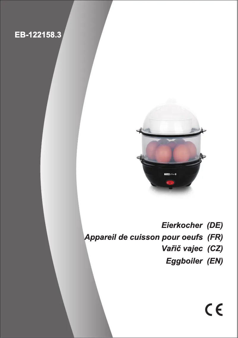 Page 1 de la notice Manuel utilisateur Emerio EB-122158.3