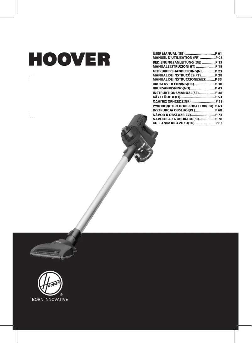Page 1 de la notice Mode d'emploi Hoover Freedom FD22G 011