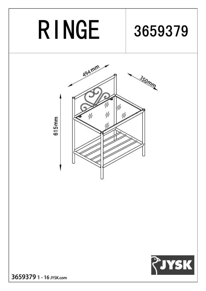Image de la première page du manuel de l'appareil Ringe